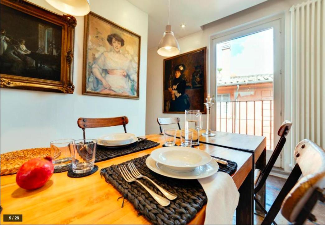 Luxury Art Apartment In Trastevere With Terrace Rome Bagian luar foto