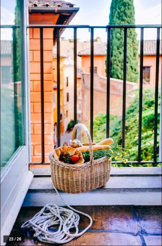 Luxury Art Apartment In Trastevere With Terrace Rome Bagian luar foto